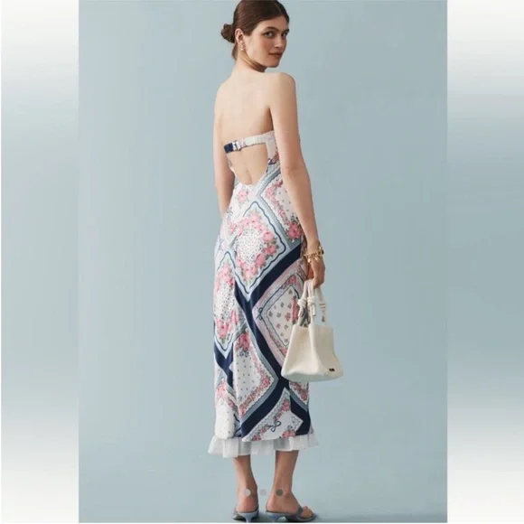 NWT for love and lemons Daisy Mae midi dress size large - Picture 2 of 9